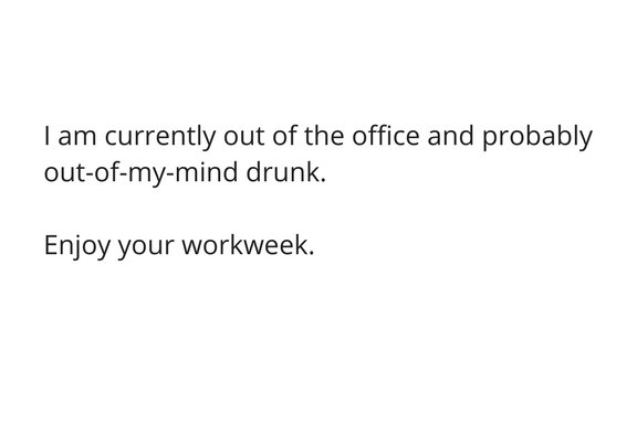 The funny out of office message: craft your own